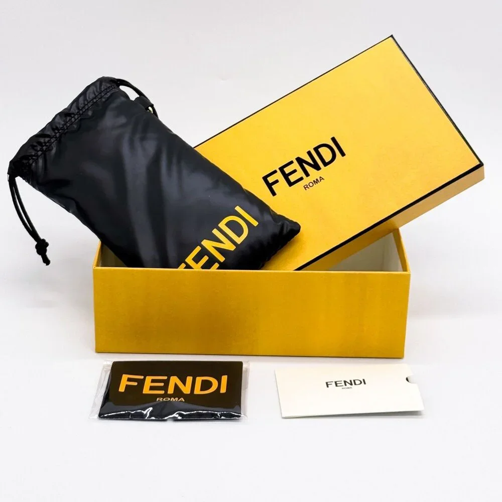 NEW FENDI EYEGLASES FE50049I 001 ROUND BLACK WOMEN EYEWEAR FENDI